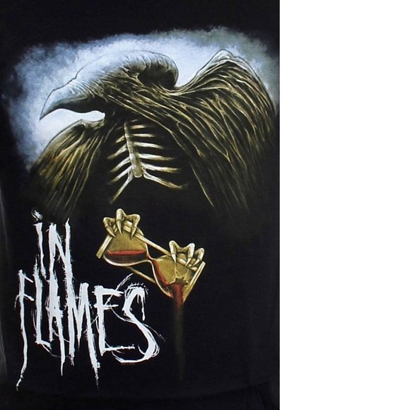 In Flames North American Tour 2013 heavy metal Official T-Shirt XL NWT - Picture 3 of 5